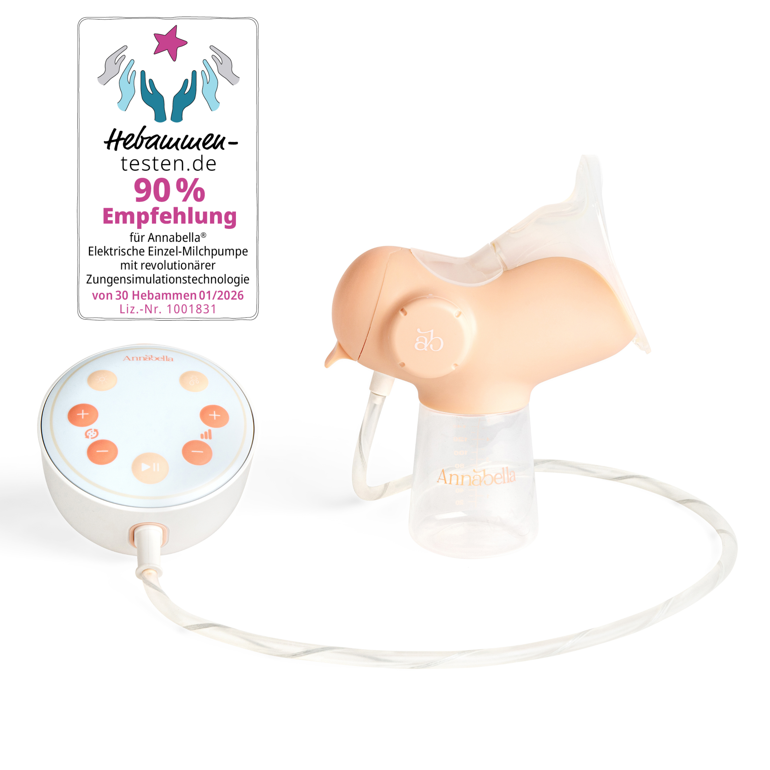 Single Electric Breast Pump with revolutionary Tongue-Simulating Technology