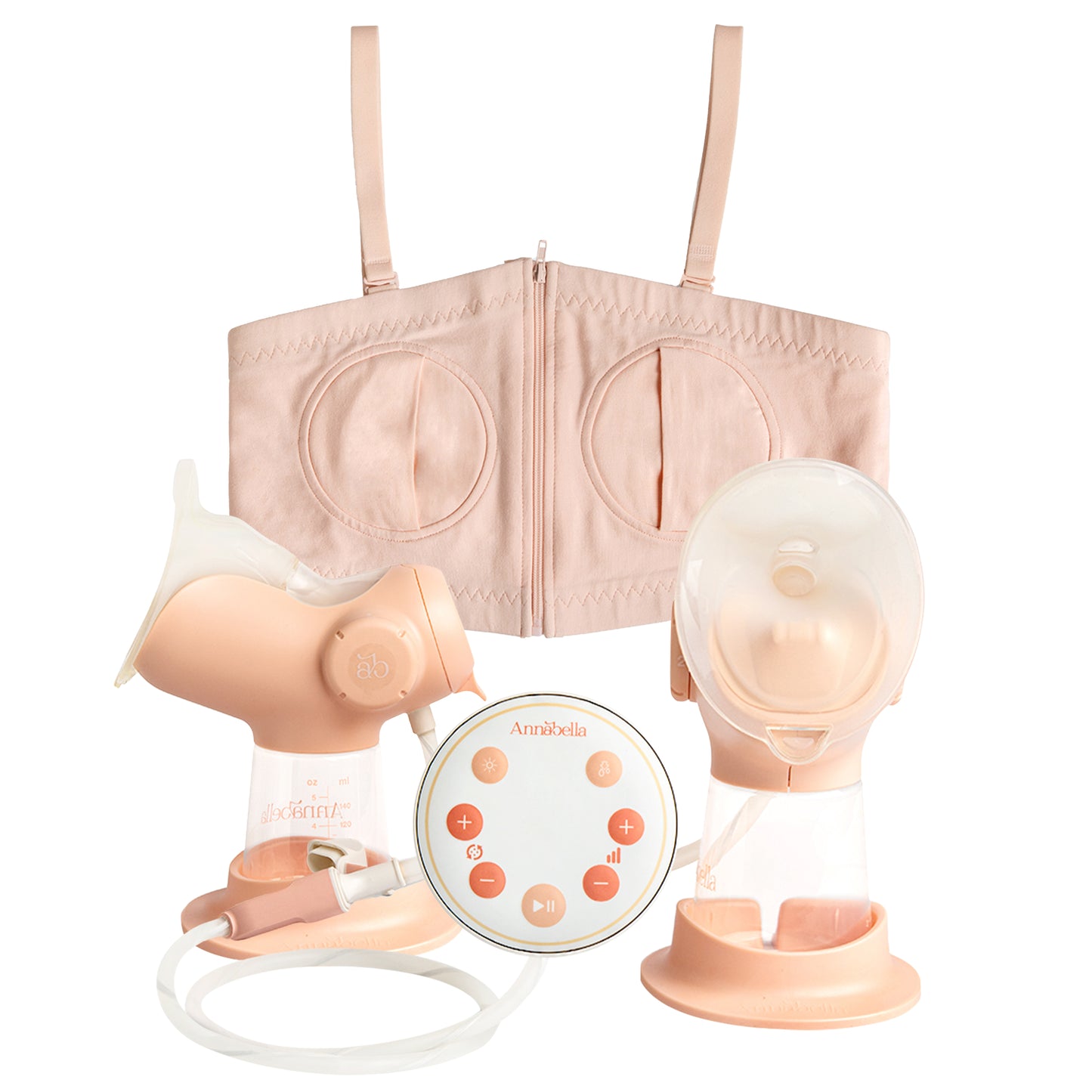 Annabella Double Electric Breast Pump - 18-24mm fit + Free Bra