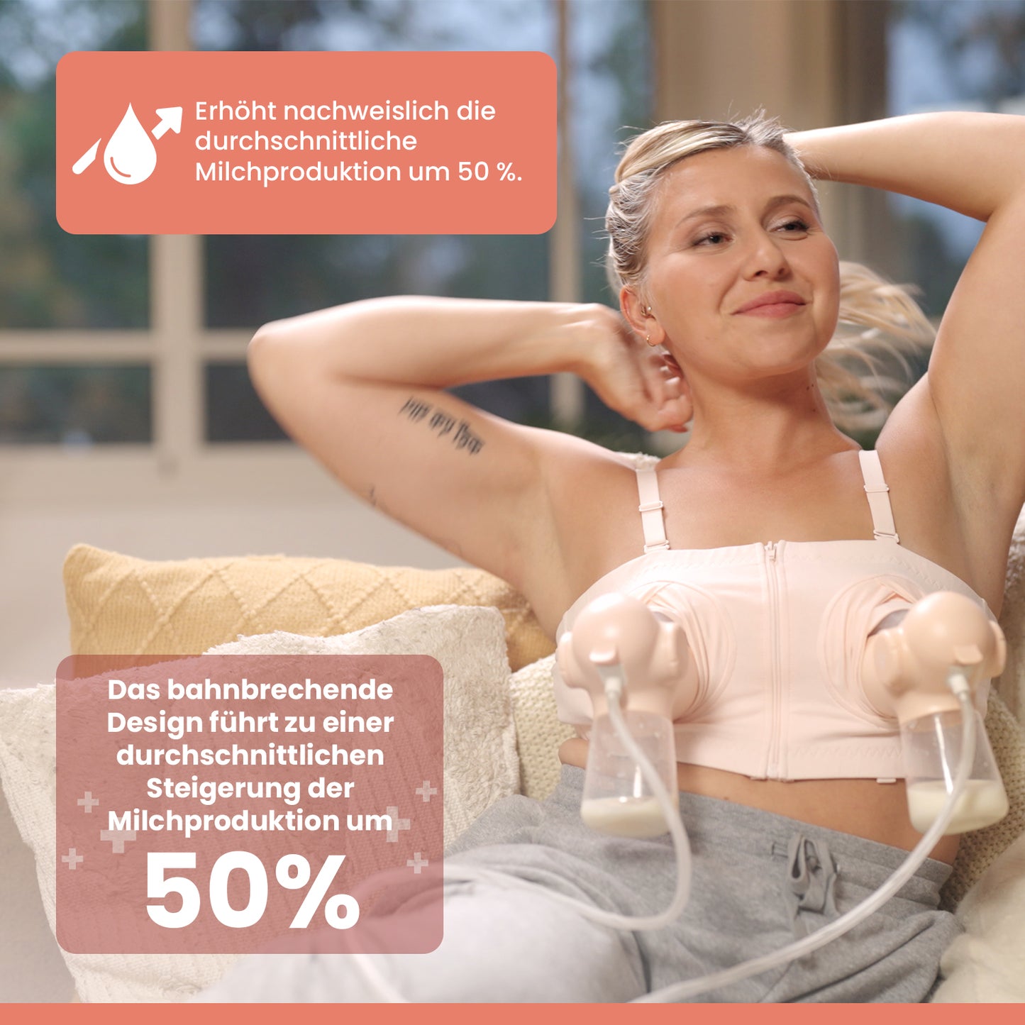 Annabella Double Electric Breast Pump - 18-24mm fit + Free Bra